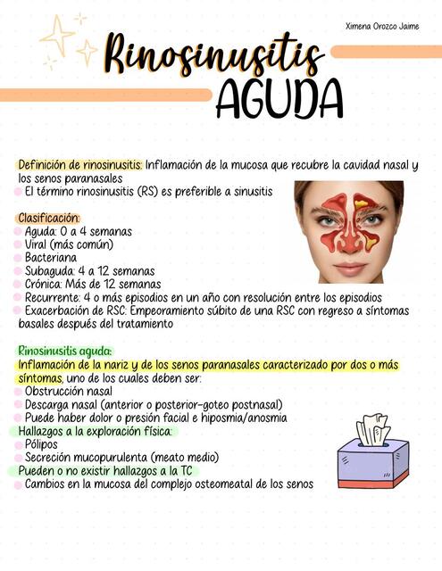 Rinosinusitis aguda