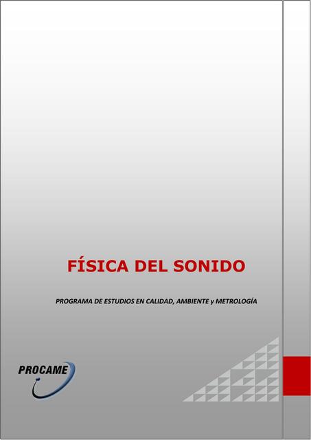 Fisica del sonido