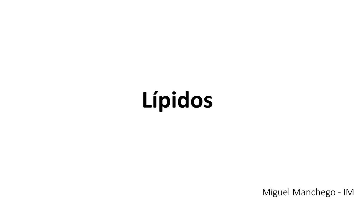 Lípidos