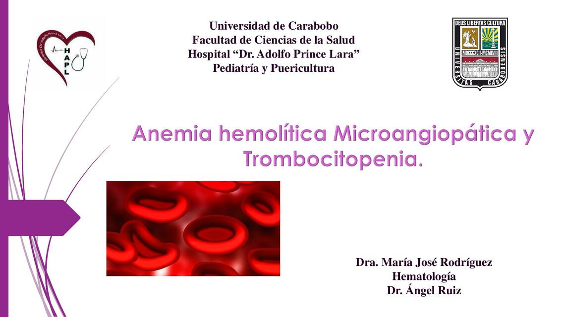 Causas De La Anemia Hemolitica Microangiopatica