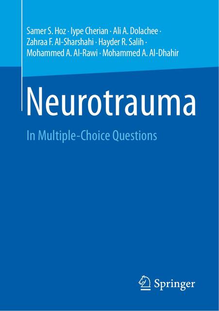 Neurotrauma In Multiple Choice Questions