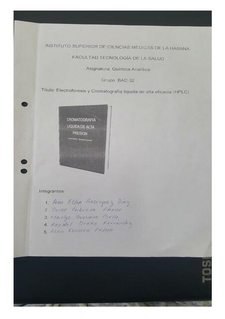 Folleto Química Analítica