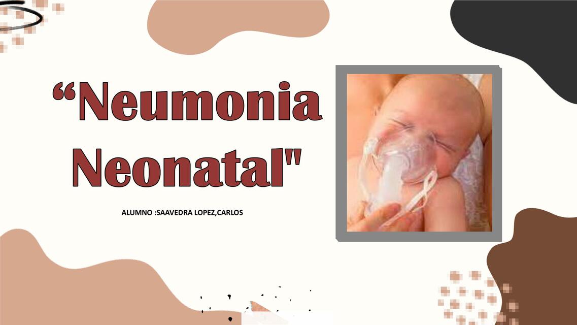 Neumonía neonatal