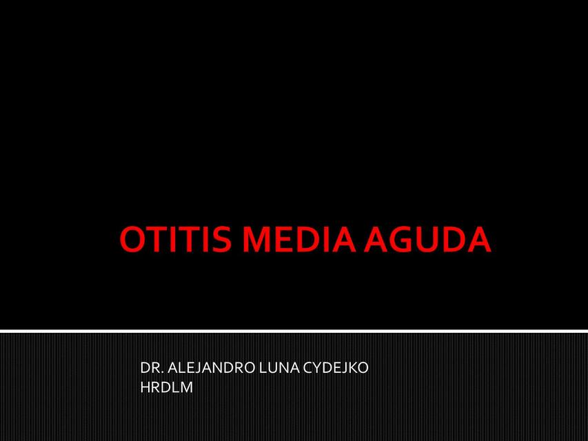 Otitis Media Aguda 