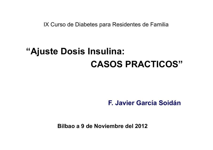 Ajuste de Dosis Insulina 