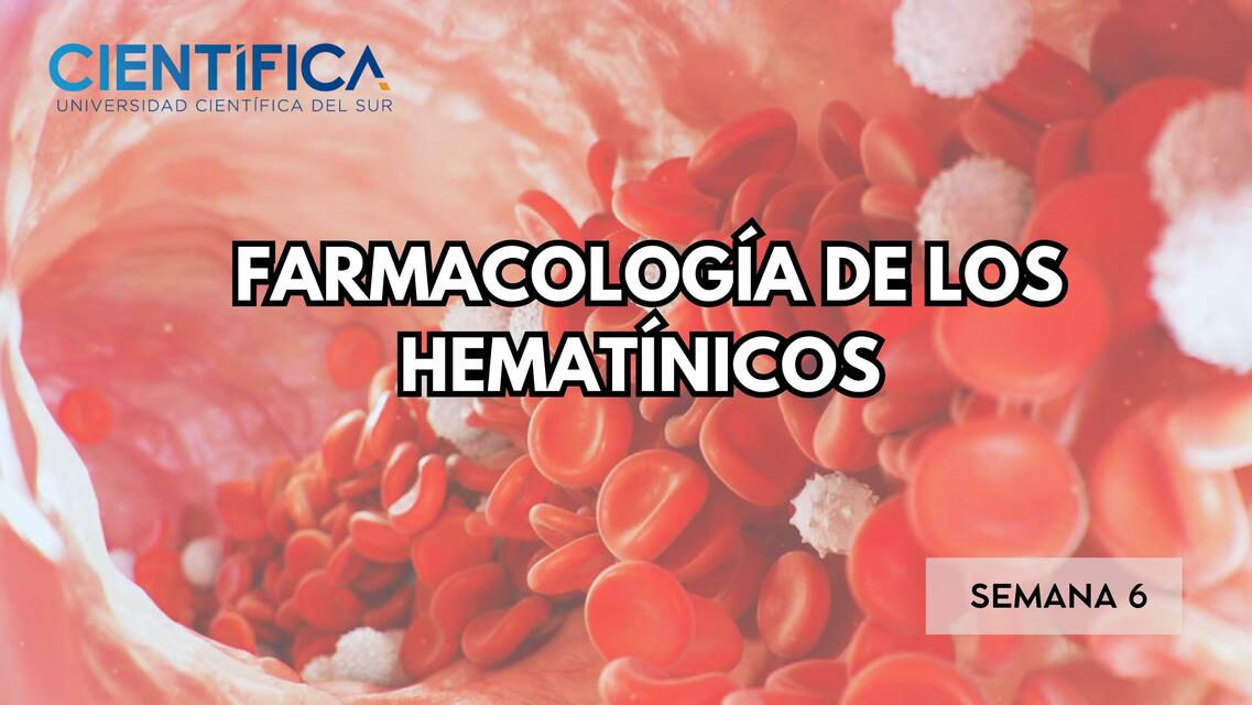 Farmacología de los Hematínicos