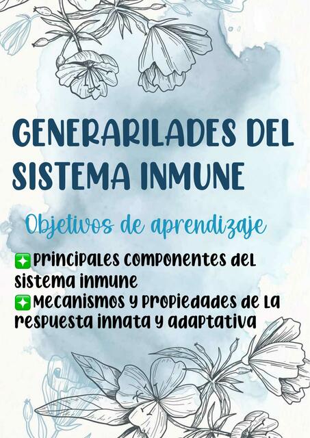 Generalidades del Sistema Inmune