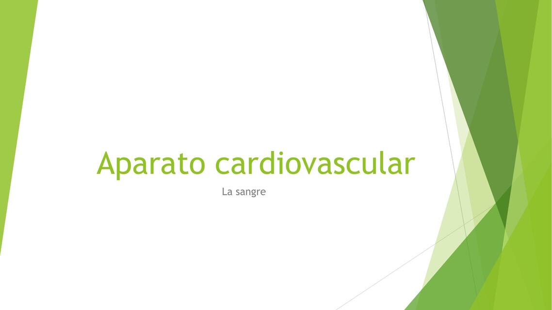 Aparato cardiovascular