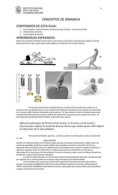 Conceptos de Dinámica 