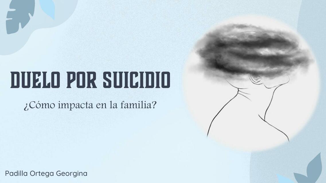 Duelo por suicidio