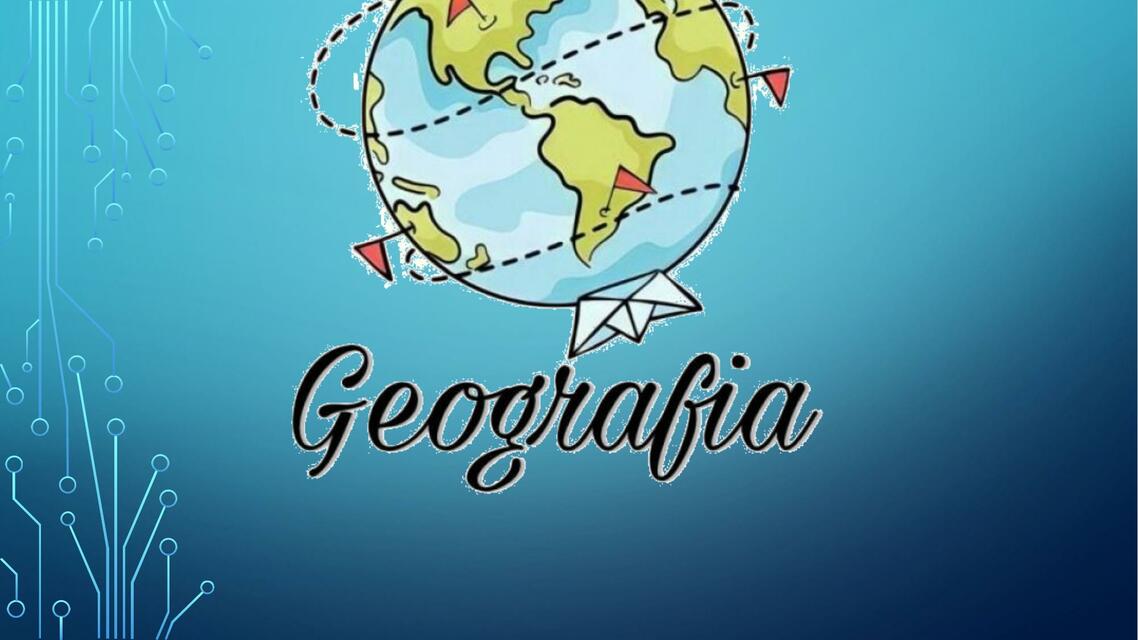 Geografía bachillerato