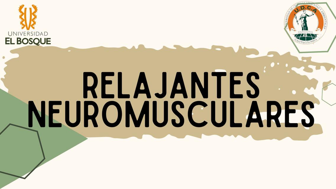 Relajantes Neuromusculares