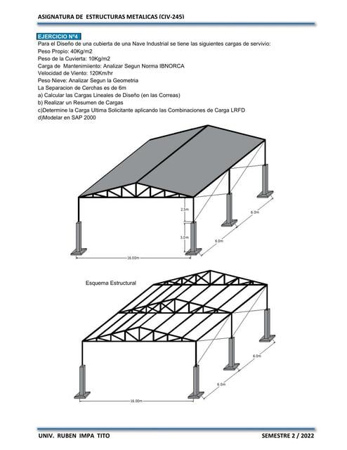 DISEÑO DE UNA CUBIERTA-NAVE INDUSTRIAL NB | CCINGENIERIACC | uDocz