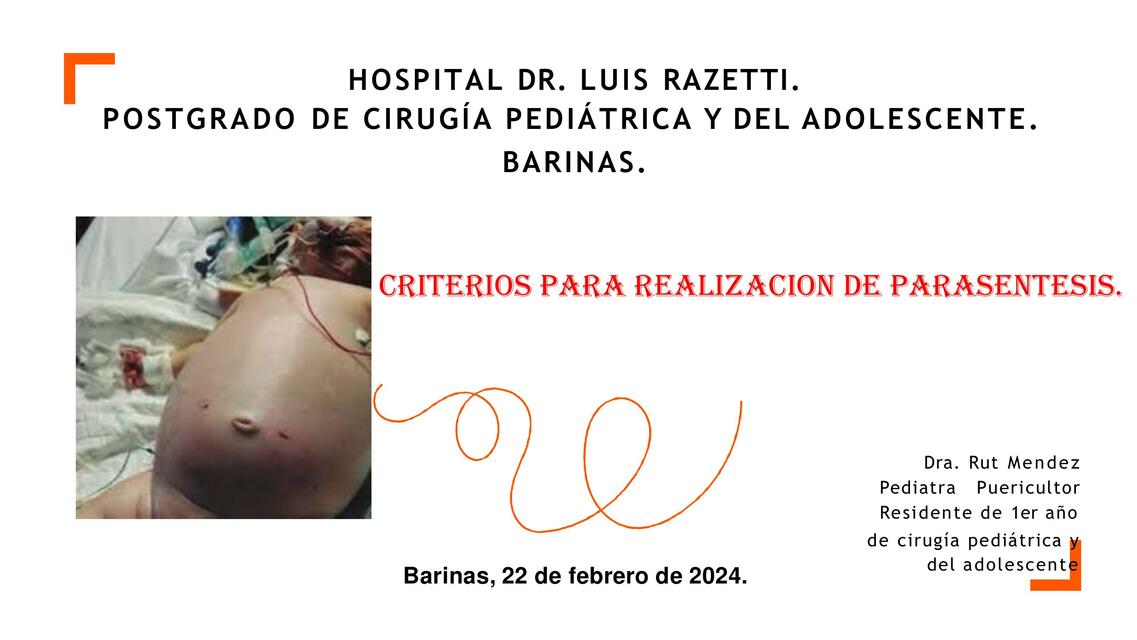 Criterios para Realización de Paracentesis 