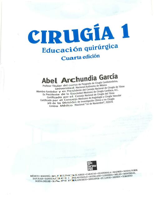 Cirugúa Dr Abel Archundia