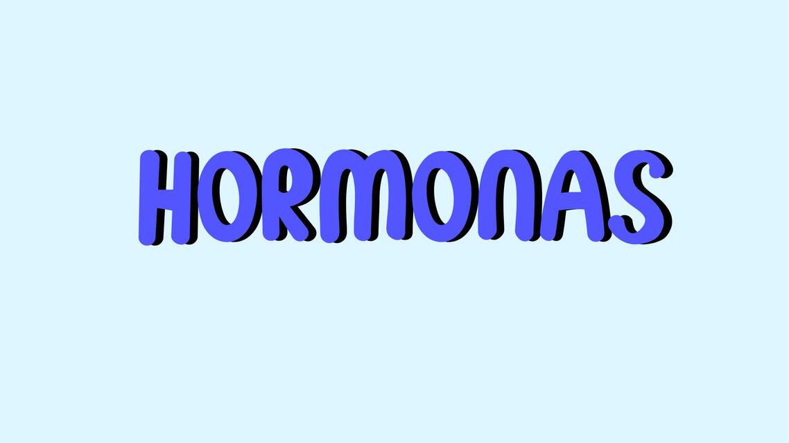 Hormonas