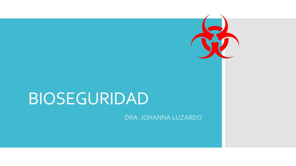 Bioseguridad 