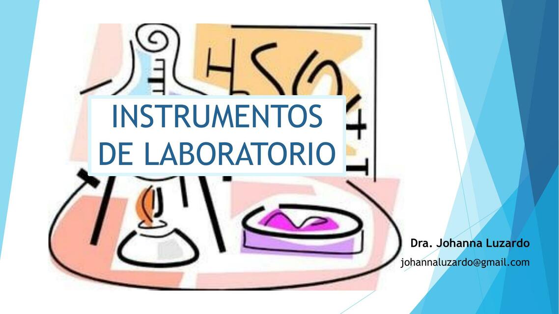 Instrumentos de laboratorio 