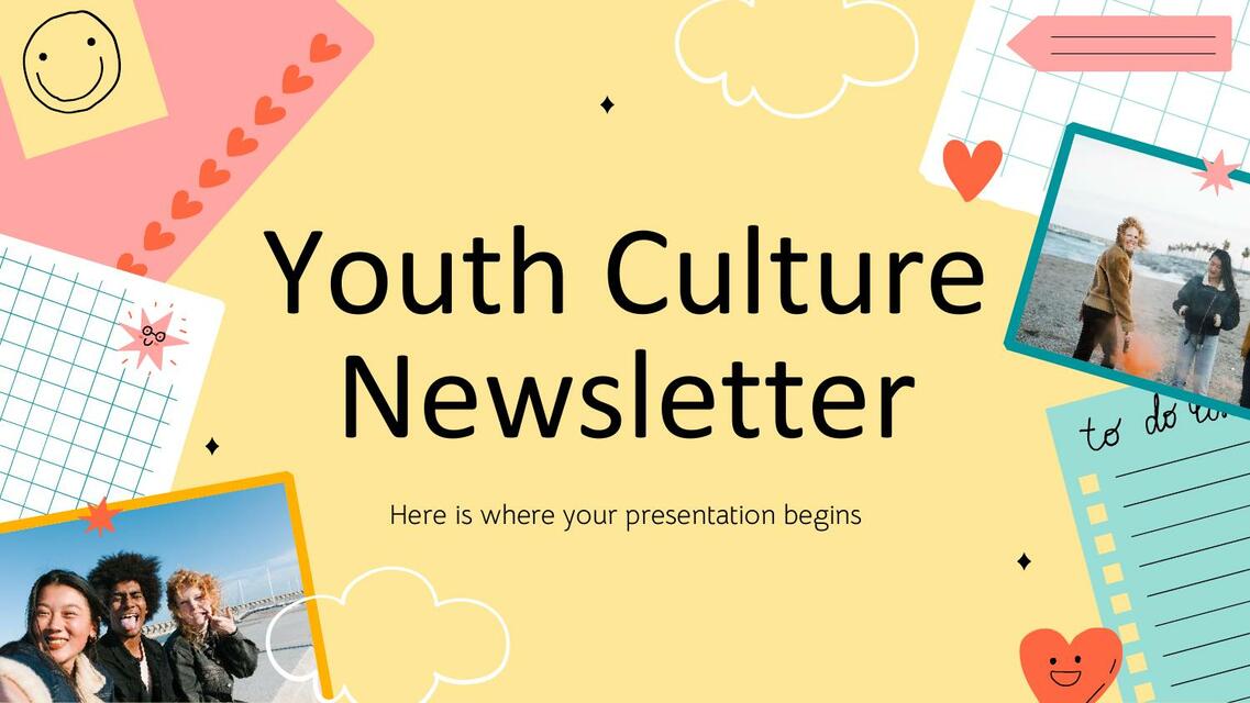 Youth Culture Newsletter by Slidesgo