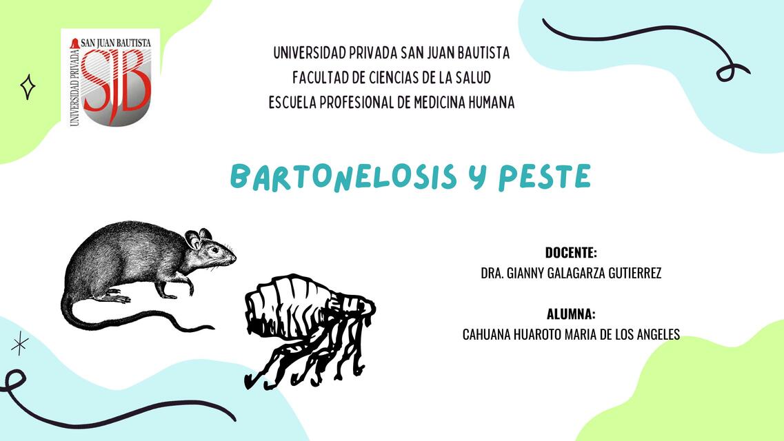 Bartonelosis y peste 