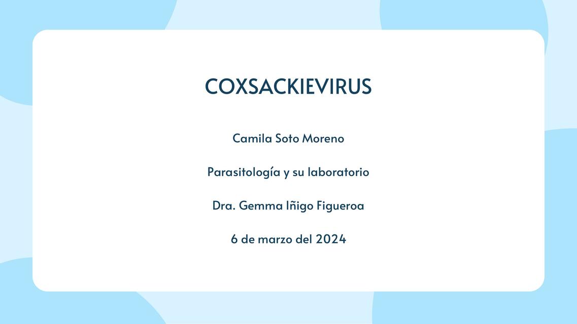 Coxsackievirus