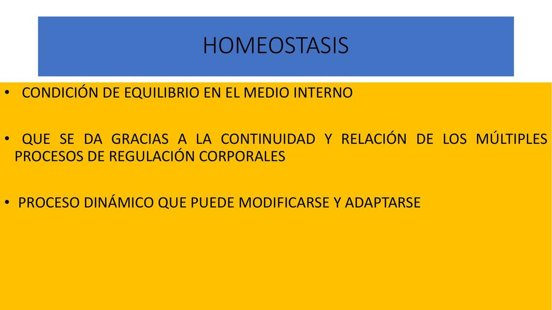 Homeostasis 