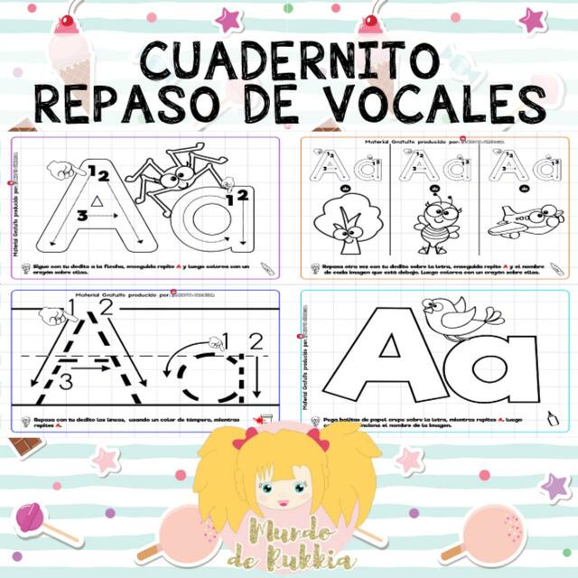 Cuadernito Repaso de Vocales