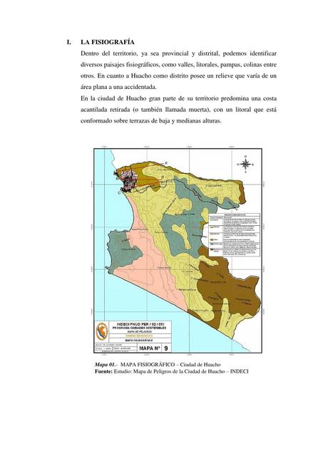 LA FISIOGRAFÍA huacho