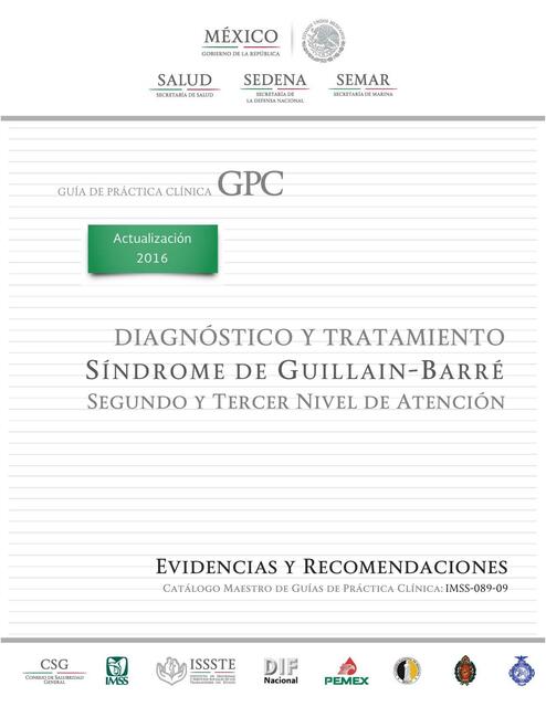 Síndrome de Guillain Barré | Jessy González | uDocz