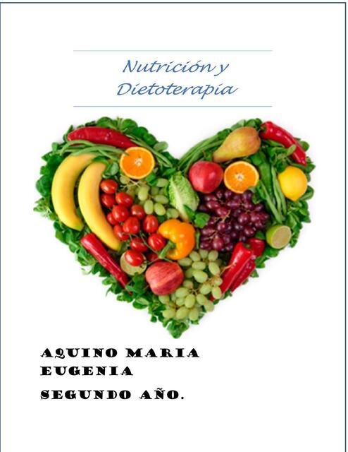 Nutrición y Dietoterapia