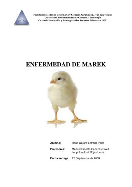 Enfermedad de marek 