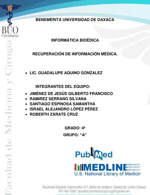 Recuperacion de informacion medica 