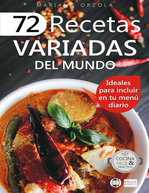 72 recetas variadas del mundo 