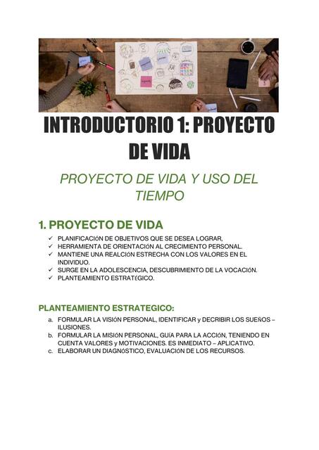 Proyecto de Vida 