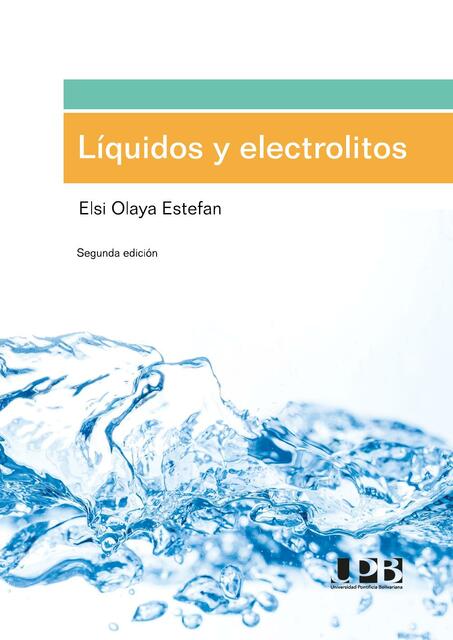 Líquidos y Electrolitos 