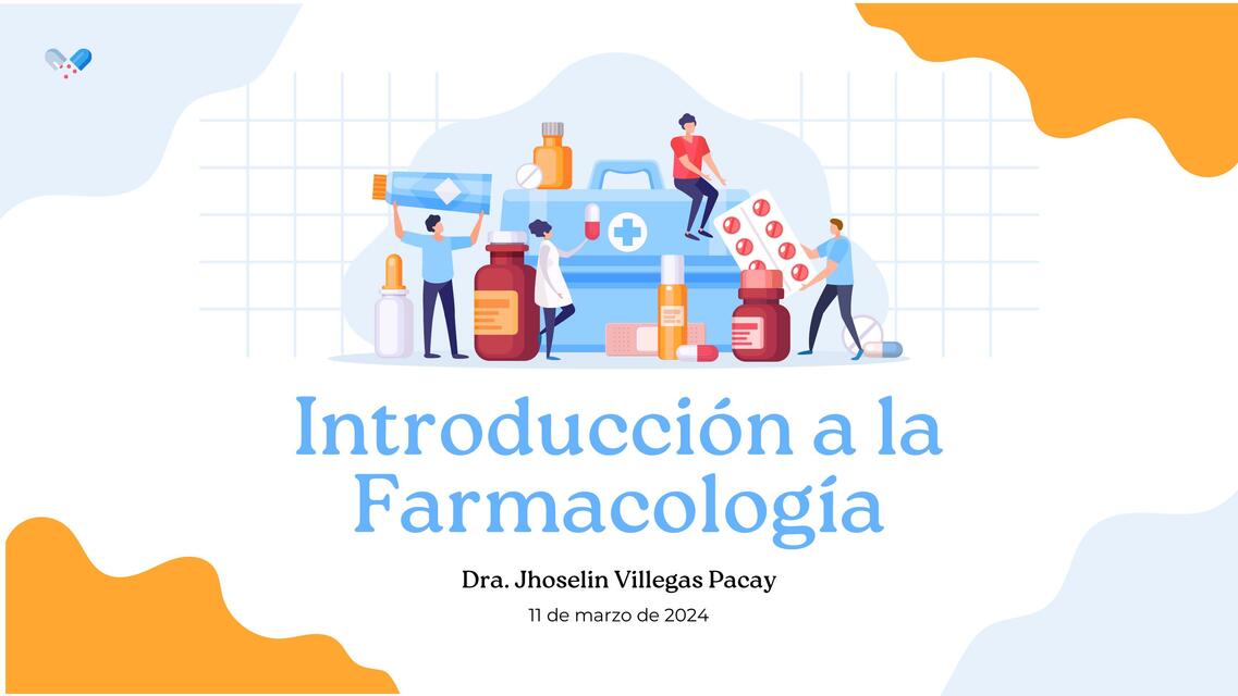 Presentación Introducción a la Farmacología Modern