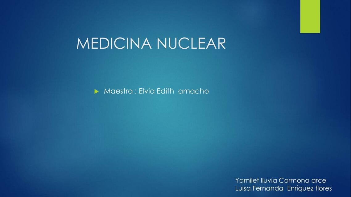 Medicina nuclear 