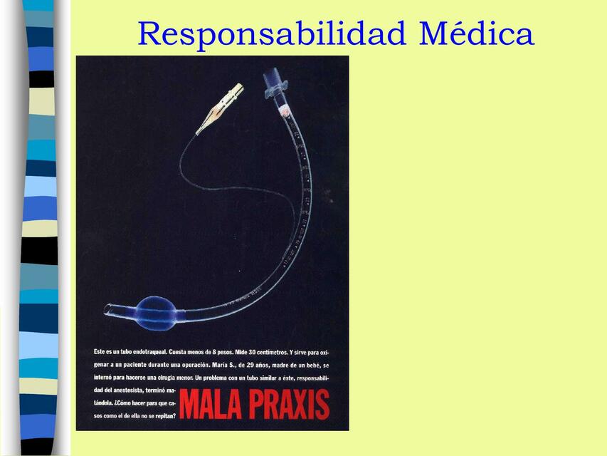 Medicina Legal clase IV RM y Mala praxis