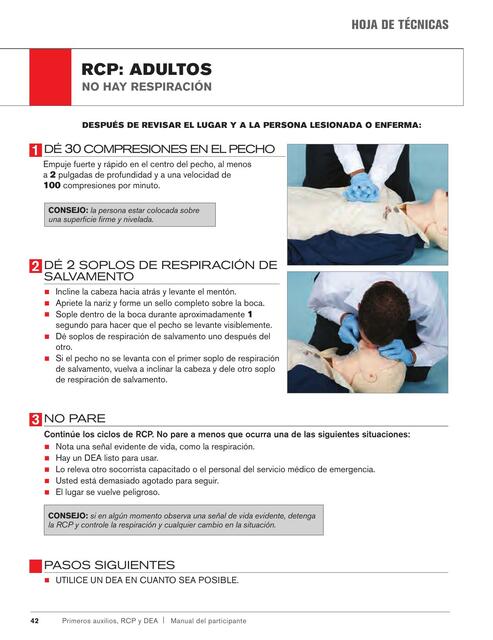 Procedimiento RCP