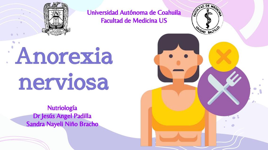 Anorexia Nerviosa 