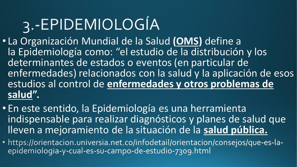 Epidemiología 