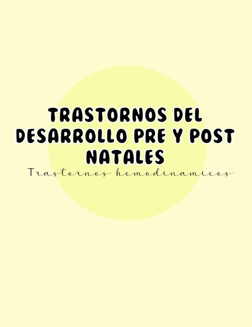 Trastornos del Desarrollo Pre y Post Natales, Adaptación Celular