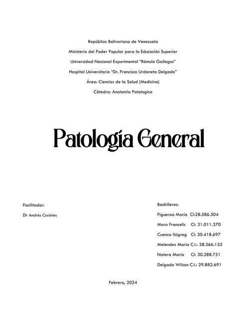 Patalogia General