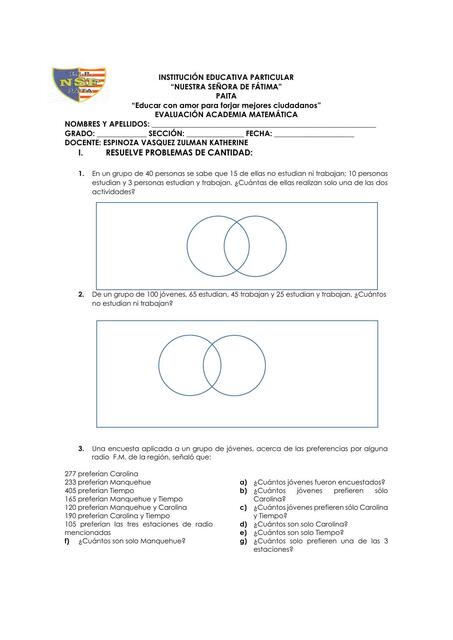 Matemáticas 