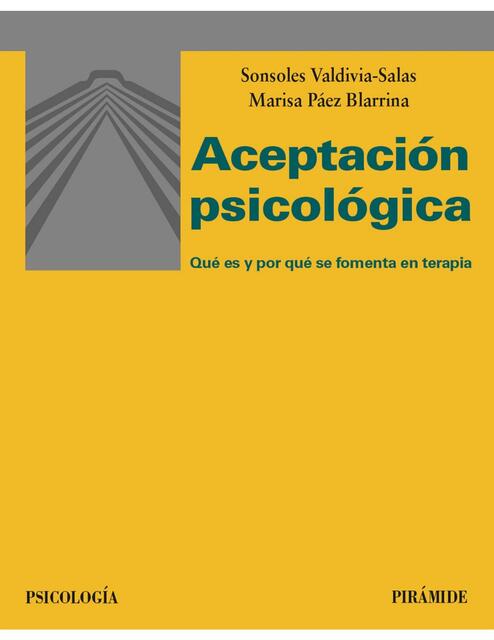 Aceptación psicológica Qué es y por qué se fomenta en 