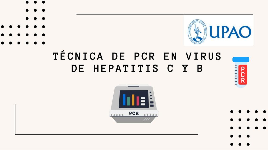 Técnica de PCR en virus de hepatitis C y D