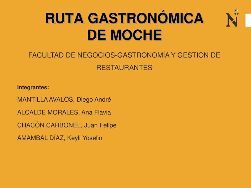 Patrimonio Ruta Gastronómica ppt t2 final