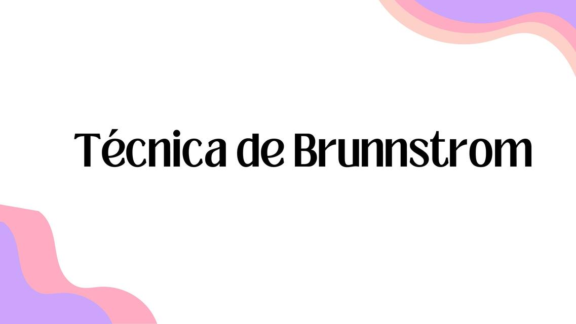 Brunnstrom