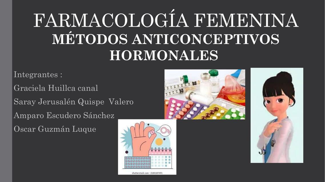 Métodos Anticonceptivos Hormonales 