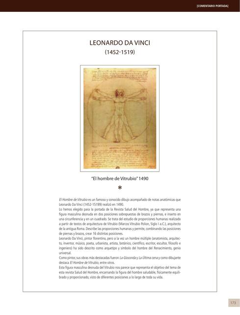 El hombre de Vitrubio Leonardo da vinci